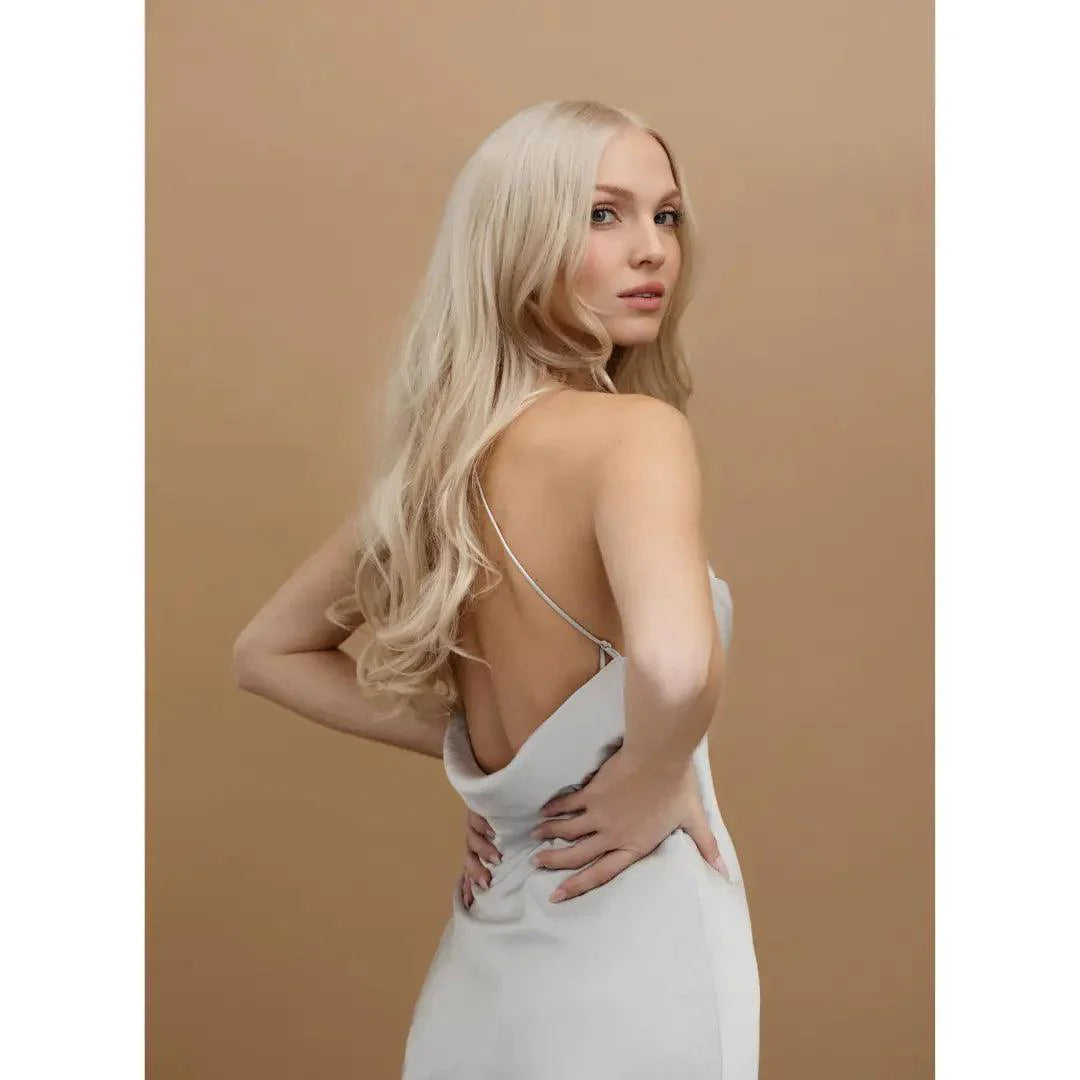 Ash Blonde (60) 18" 125g - Clip-Ins