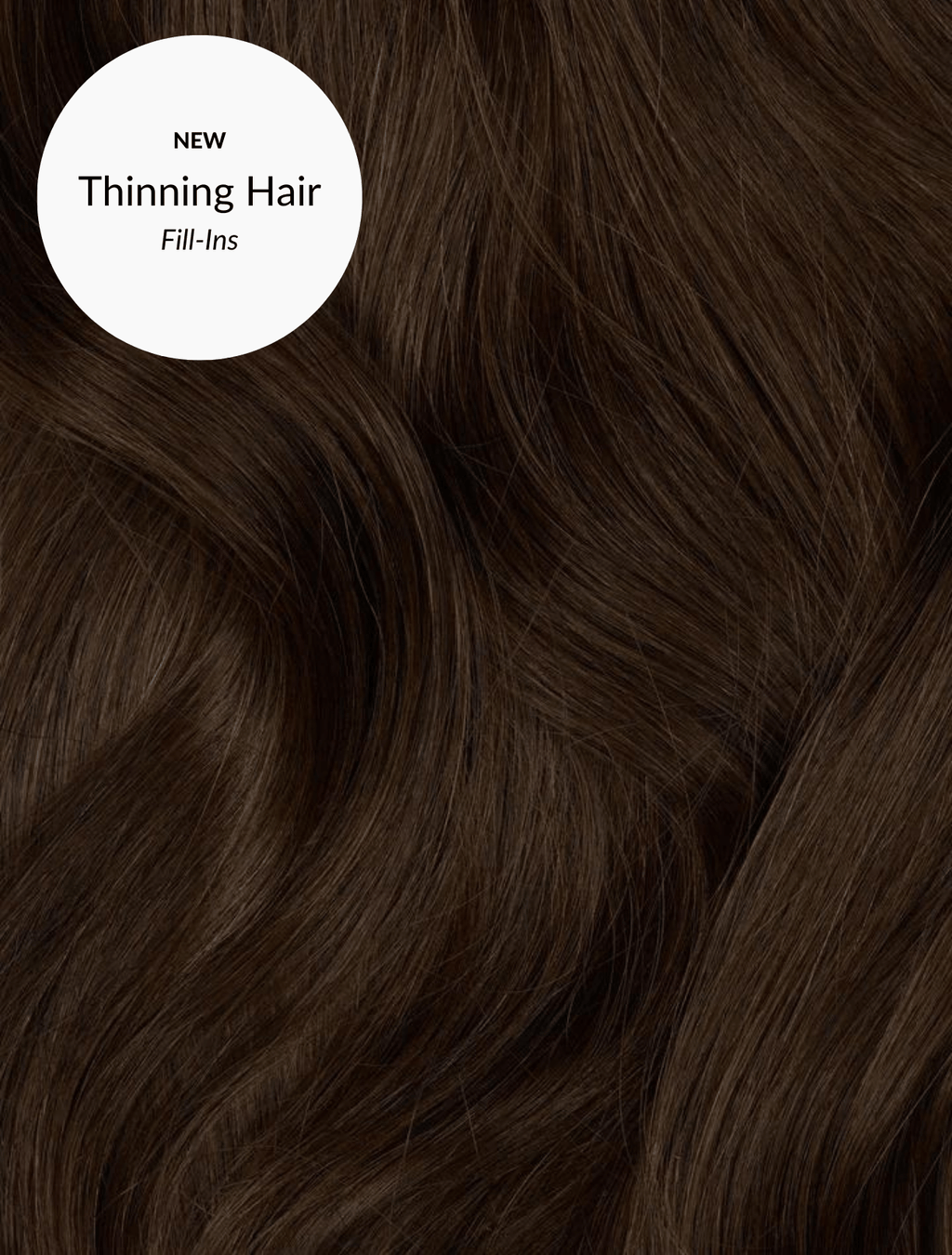 Medium Brown (2B) Thin Hair Fill-Ins