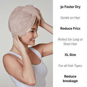 Hair Drying Towel (Charcoal)