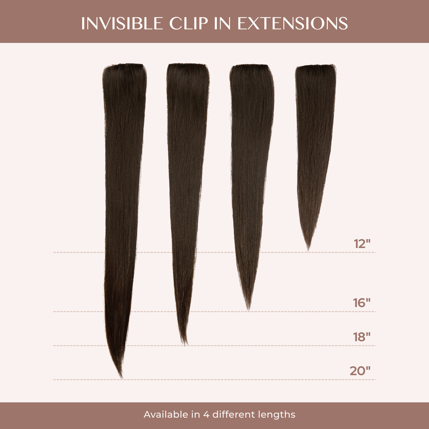 Caramel Ash Blend (4/9) Invisible Clip-ins