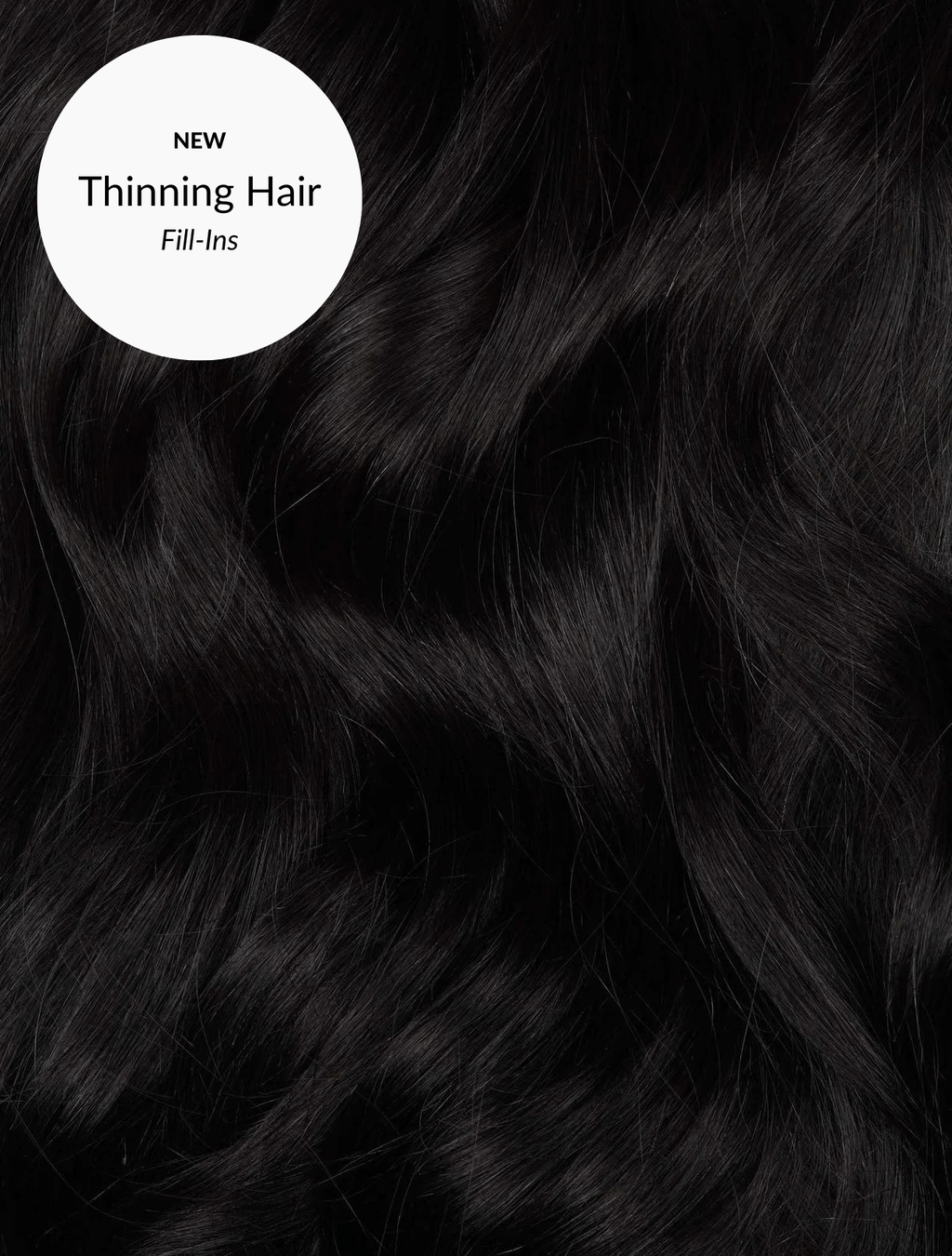 Jet Black (1) Thinning Hair Fill-Ins