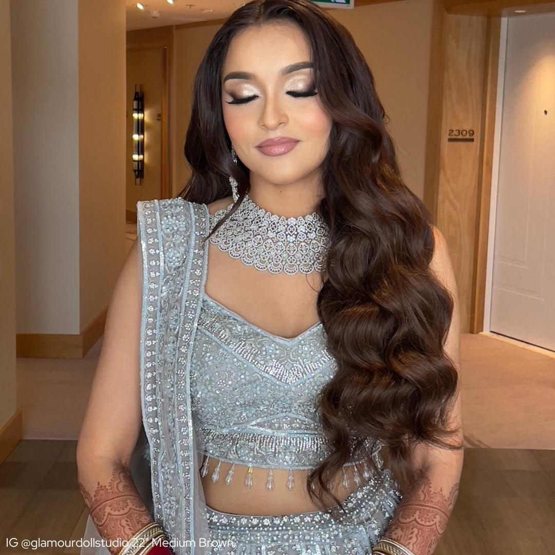 Medium Brown (2B) 18" 125g - BOMBAY HAIR