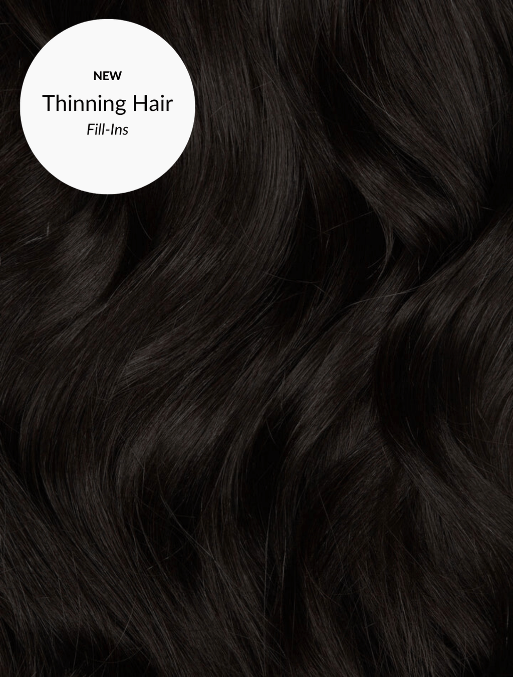 Off Black (1B) Thin Hair Fill-Ins