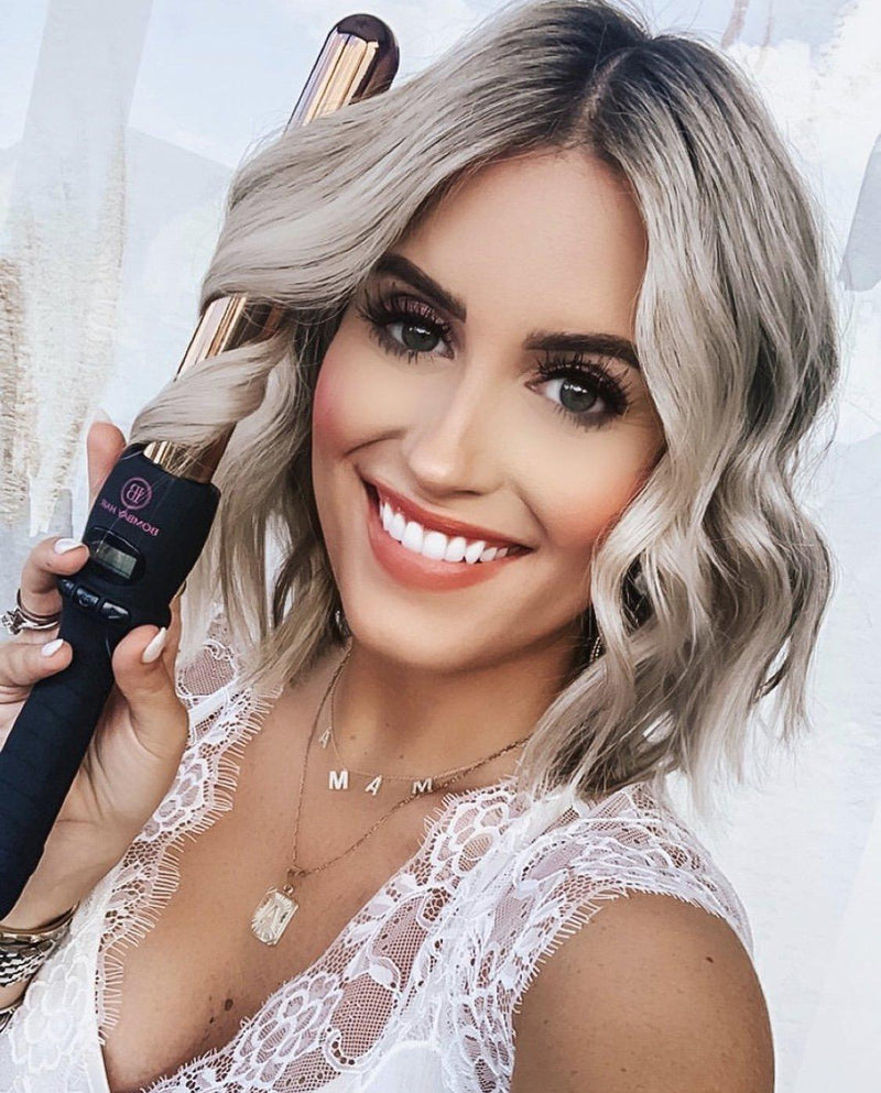 What curling wand or iron size is best for short hair?
