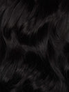 Jet Black (#1) Hand-Tied Weft