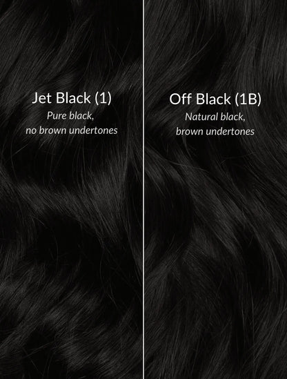 Off Black (1B) 24" 250g - Clip-Ins