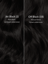 Off Black (1B) 18" 125g - BOMBAY HAIR 