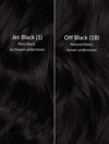 Off Black (1B) Seamless – BOMBAY HAIR