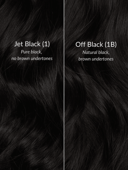 Off Black (1B) Thinning Hair Fill-Ins - BOMBAY HAIR 