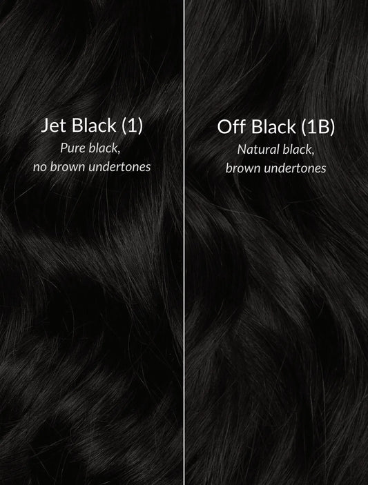 Jet Black (1) 18" 190g - Classic Clip-Ins