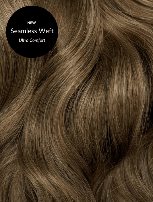 Espresso Caramel (2/5B) Seamless Clip-Ins