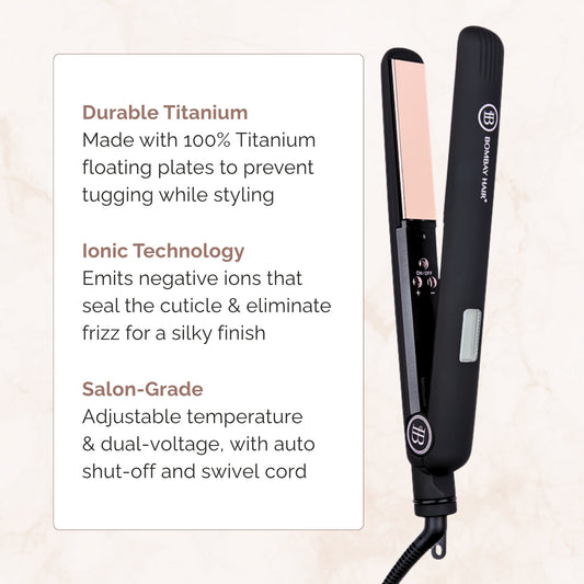 Rose Gold Flat Iron (1")