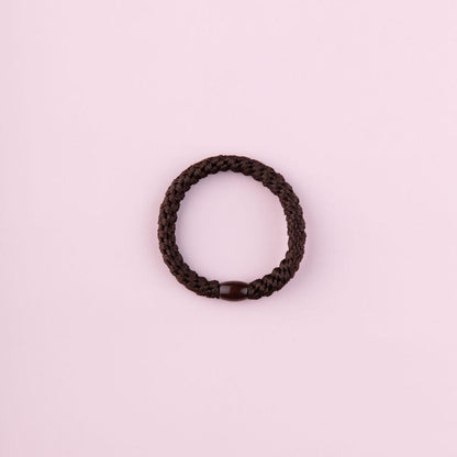 Brown No-Tug Hair Ties (5 Ties) - BOMBAY HAIR 