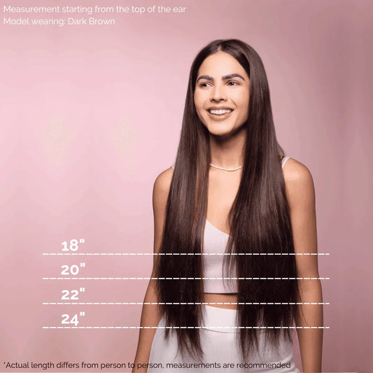 Espresso Ash Brown Highlights (P2/8A) 20" 220g - Clip-Ins