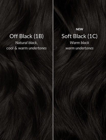 Off Black (1B) 24" 250g - Clip-Ins