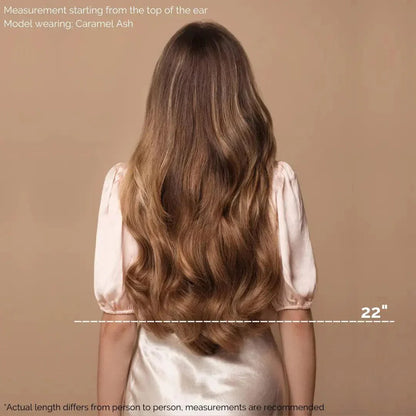 Rooted Dark Brown (2) to Dirty Blonde (19C) Genius Weft