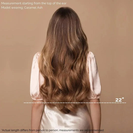 Rooted Dark Brown (2) to Dirty Blonde (19C) Genius Weft