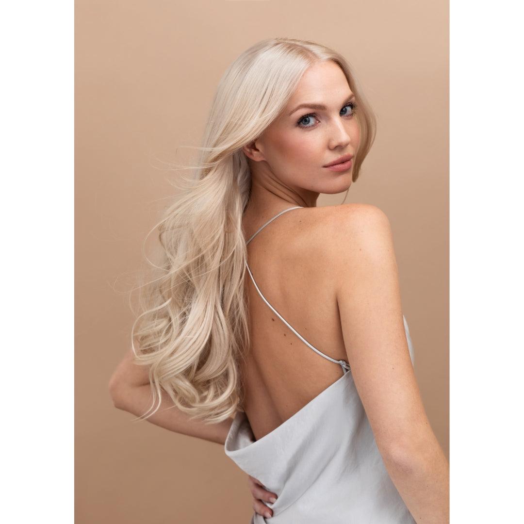 Ash Blonde (60) 18" 190g - Classic Clip-Ins