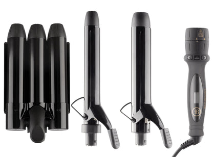 Tamanna 2-in-1 Curling Iron + Hair-Waver