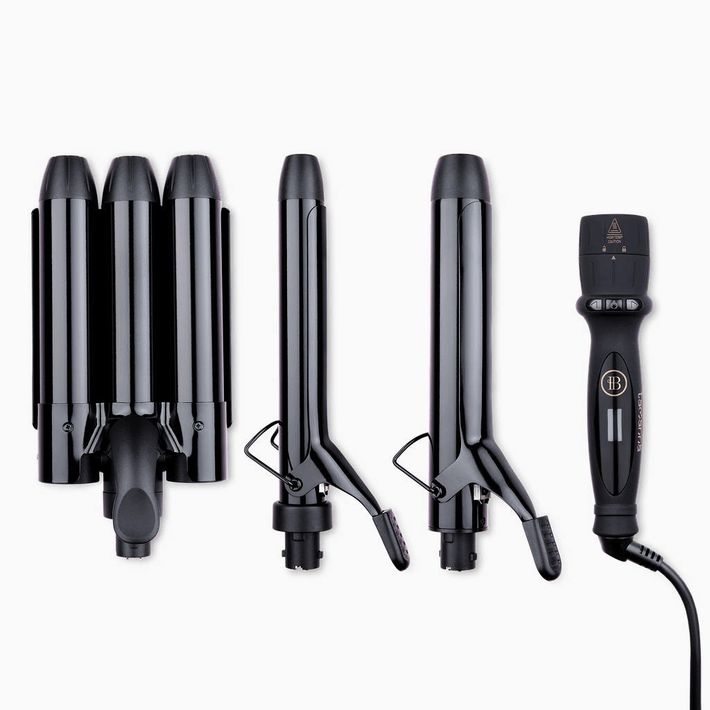 2-in-1 Curling Iron (Extended) + Hair Waver – BOMBAY HAIR