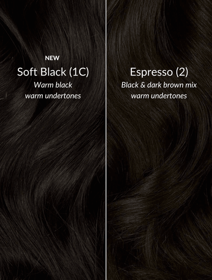 Soft Black (1C) Thinning Hair Fill-Ins - BOMBAY HAIR 