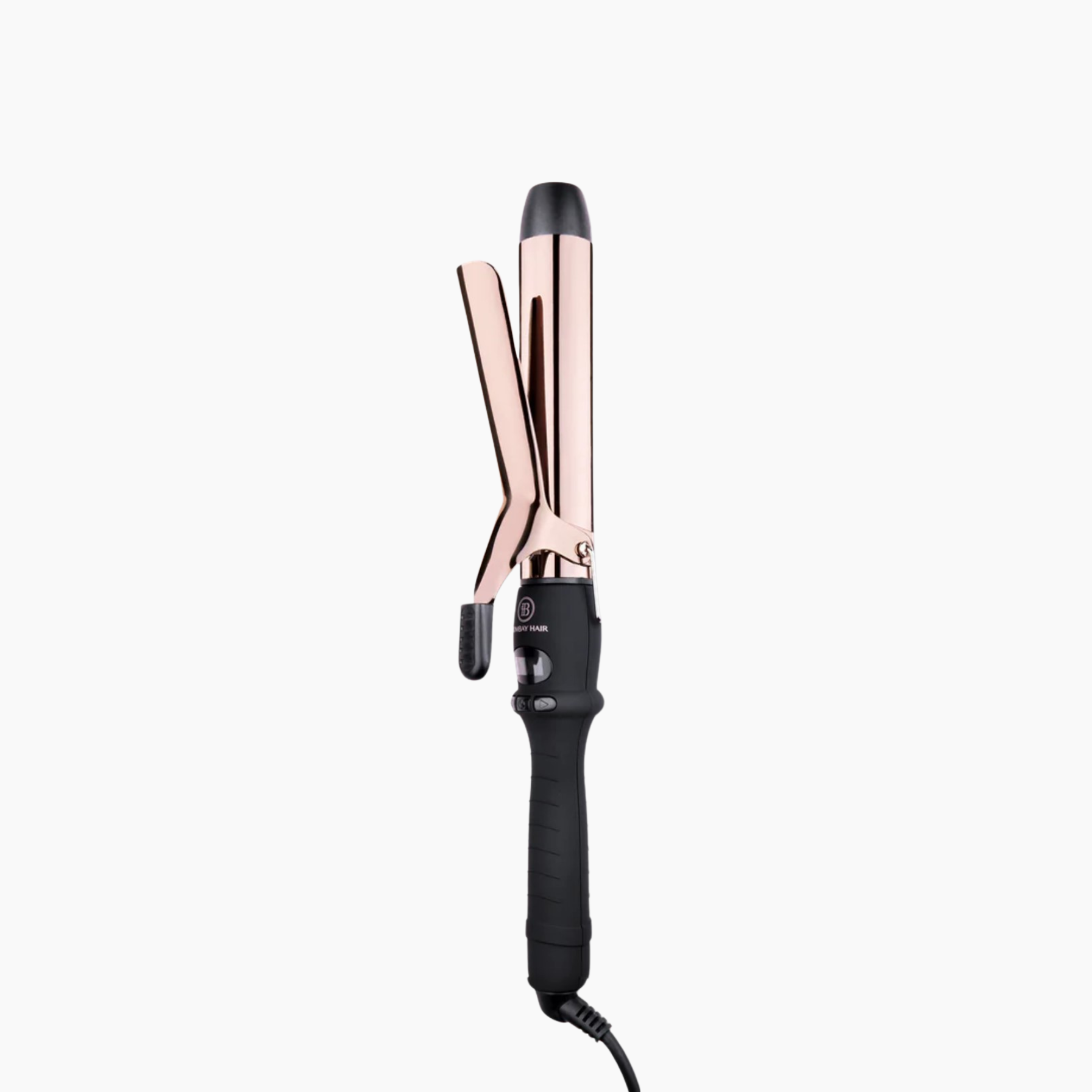 32mm rose gold curling iron with clamp