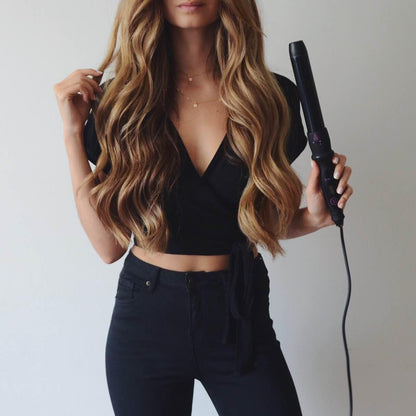 Curling Wand Set - 5 in 1 Curling Wand (backorder, late July) - BOMBAY HAIR 