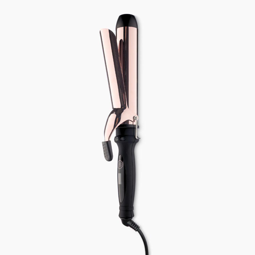 38mm (1.5") Rose Gold Curling Iron (with clamp) (NEW) - BOMBAY HAIR 