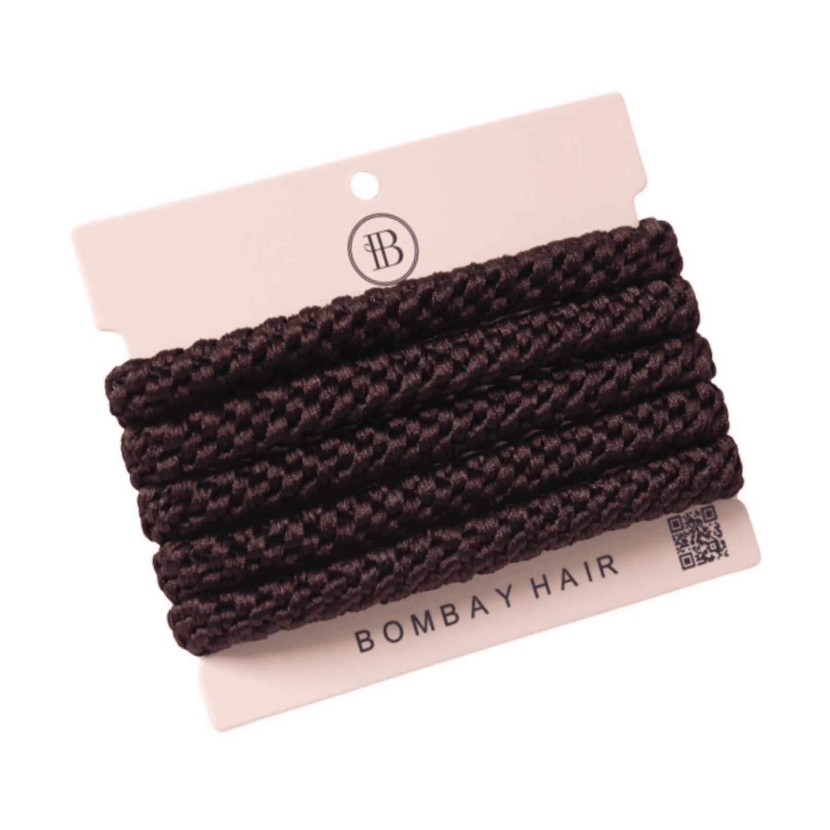 Brown No-Tug Hair Ties (5 Ties) - BOMBAY HAIR 