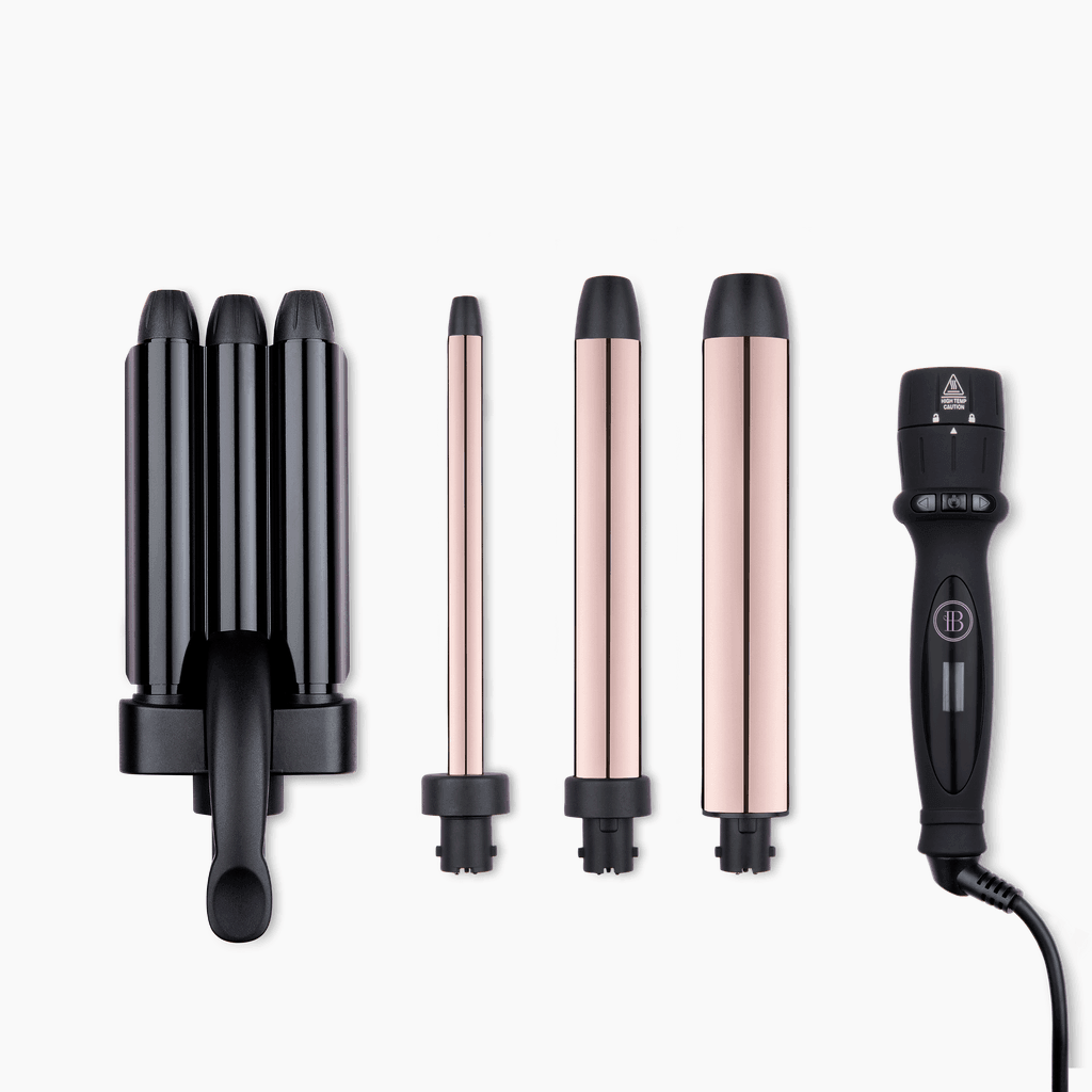 3-in-1 Curling Wand + Hair Waver - BOMBAY HAIR 