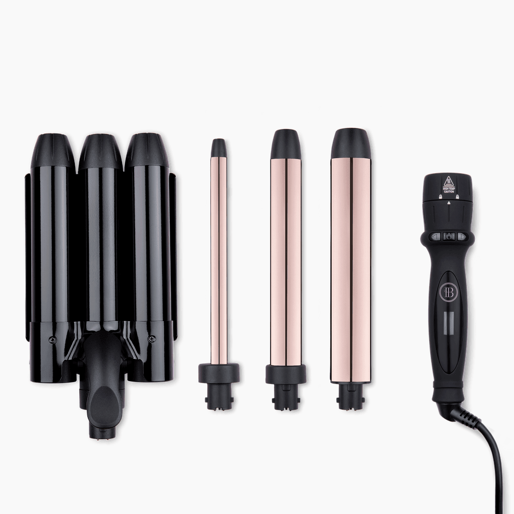 3-in-1 Curling Wand + Hair Waver - BOMBAY HAIR 