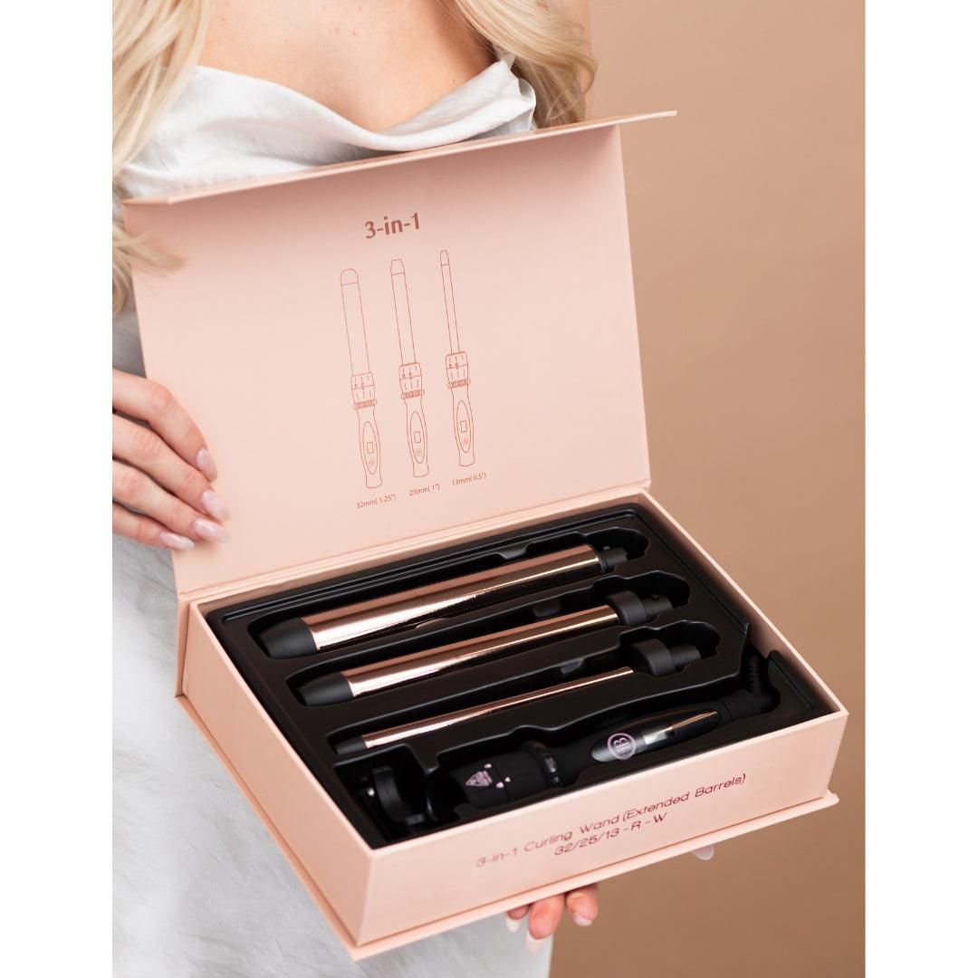 Create Stunning Styles with 4 in 1 Curling Set from Bombay Hair BOMBAY HAIR