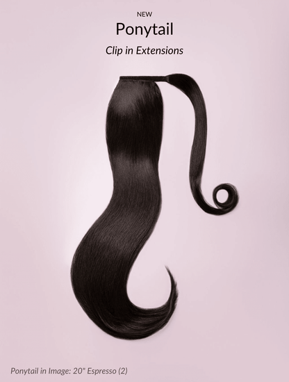 Soft Black (1C) Ponytail - BOMBAY HAIR 