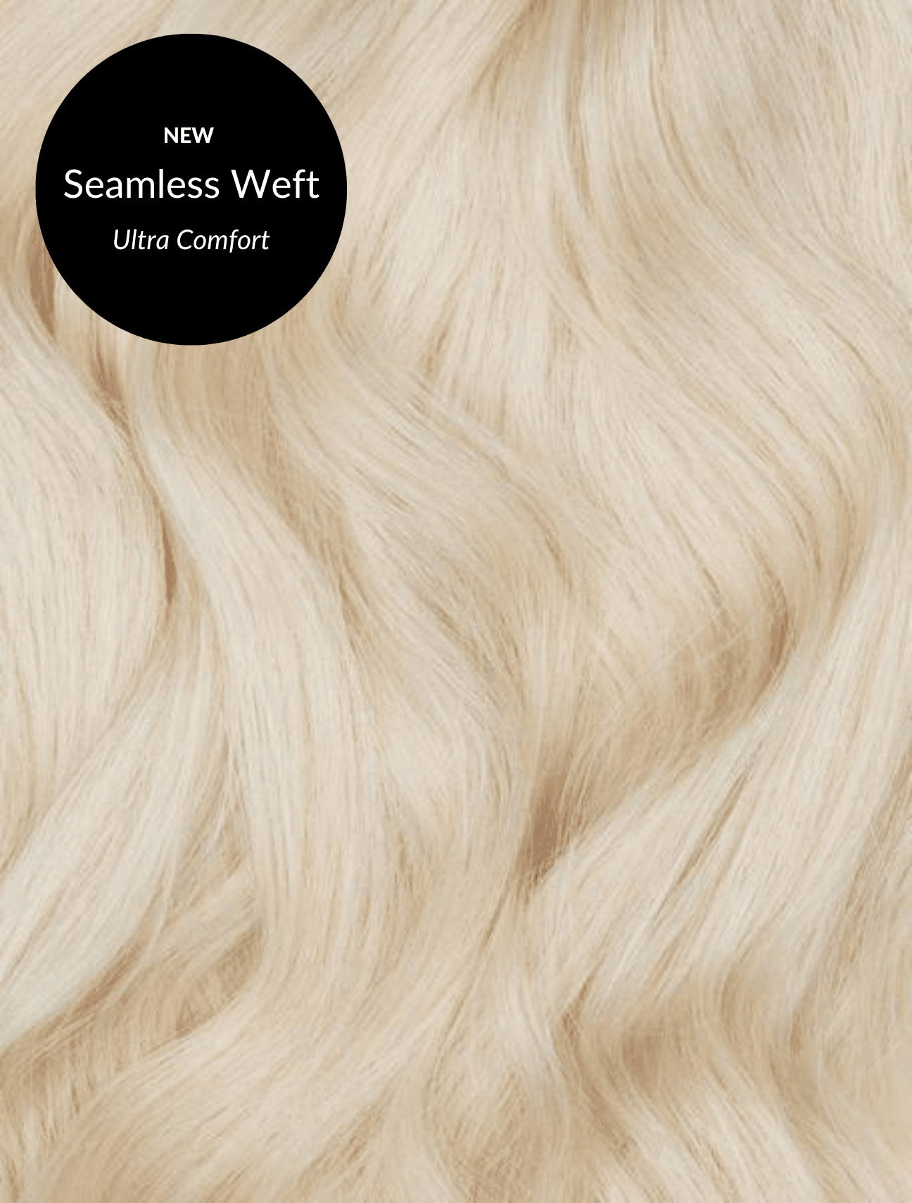 Ash Blonde (60) Seamless - BOMBAY HAIR 