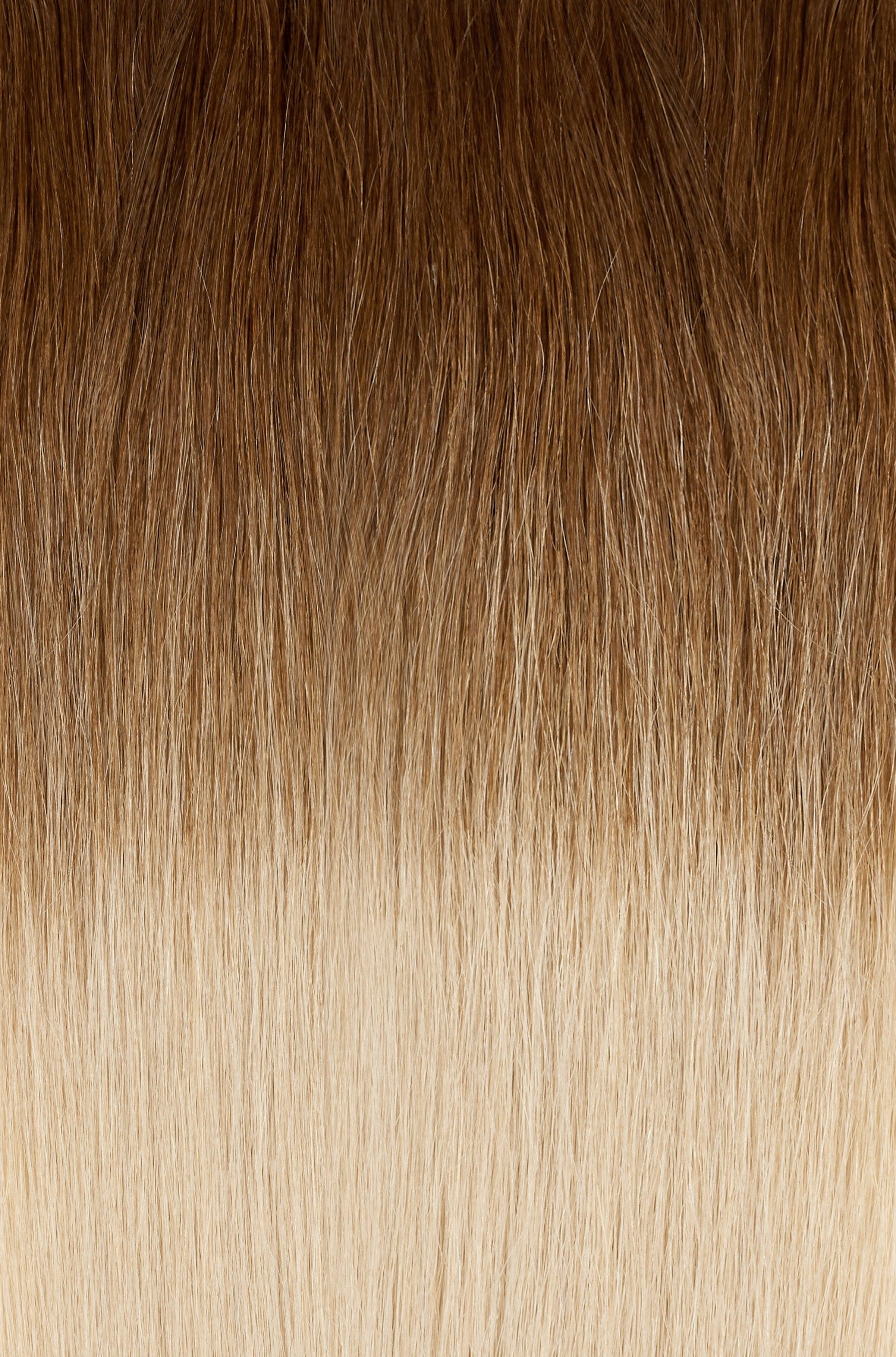 Ombre Chocolate Brown (#4) to Dirty Blonde (#19C)