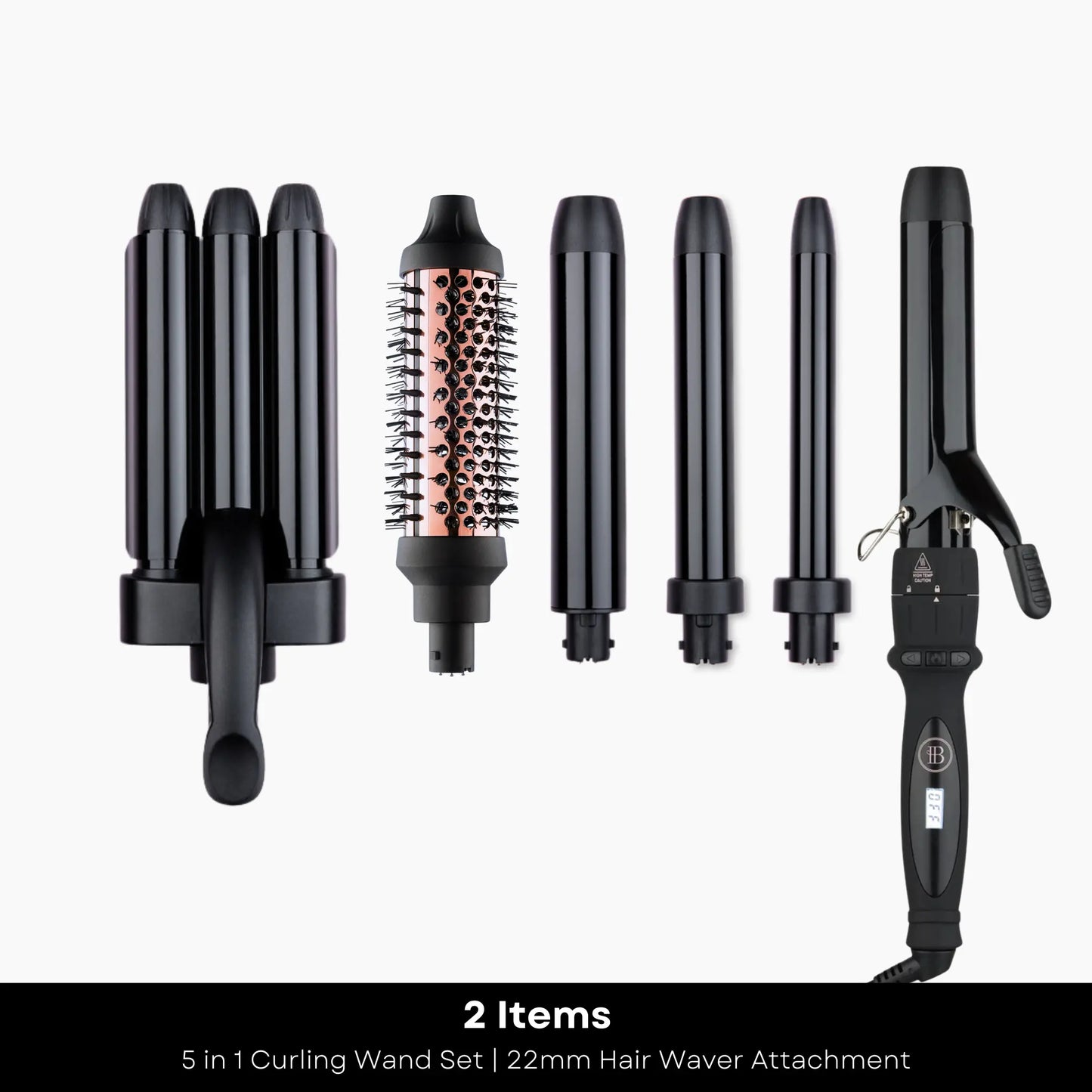 5-in-1 Curling Wand and Hair Waver