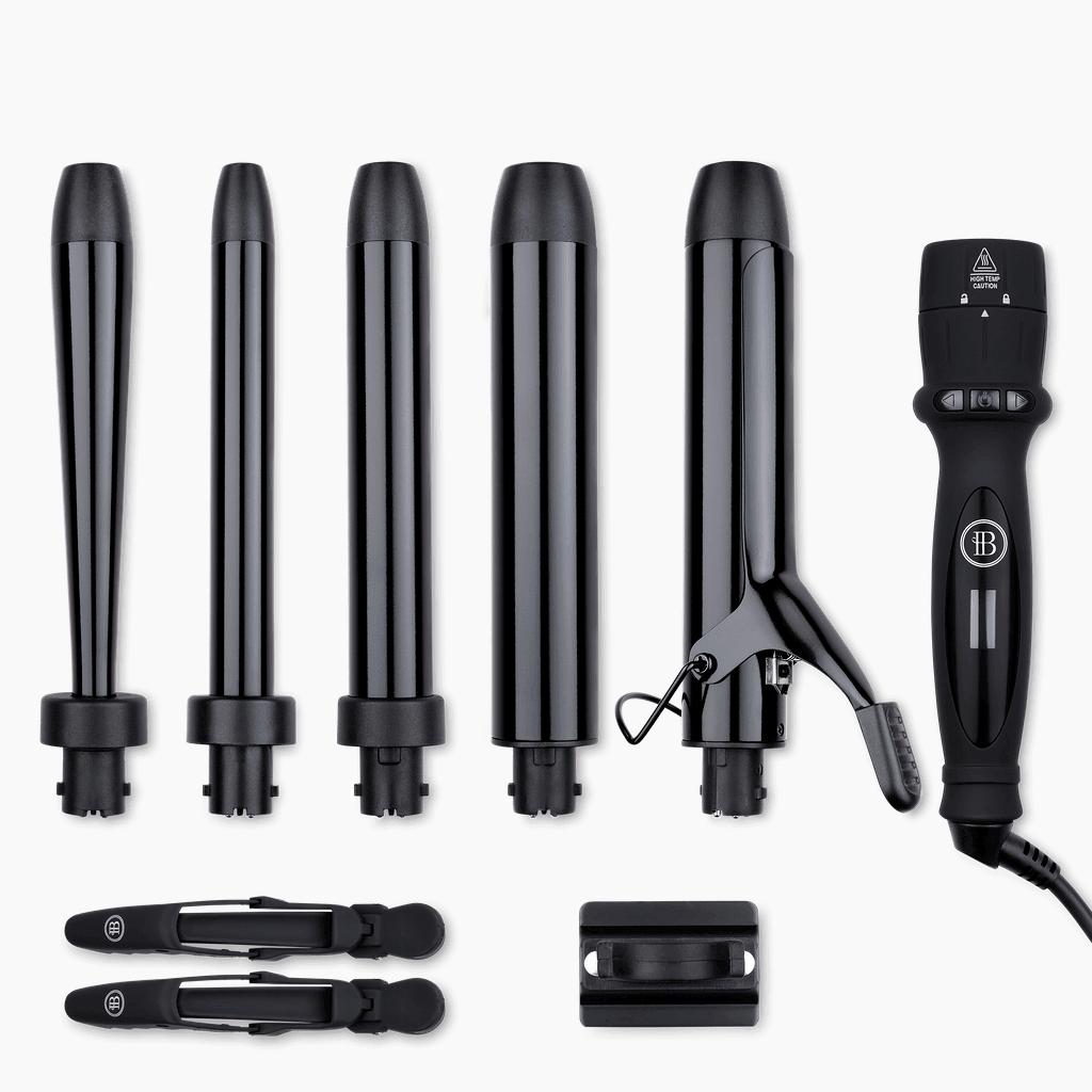 5-in-1 Curling Wand and Hair Waver - BOMBAY HAIR 