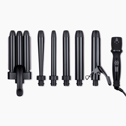 5-in-1 Curling Wand and Hair Waver - BOMBAY HAIR 