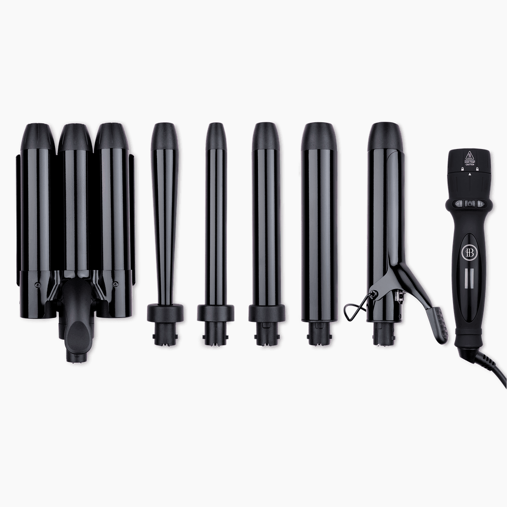 5-in-1 Curling Wand and Hair Waver - BOMBAY HAIR 