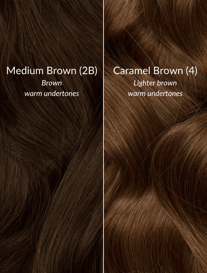 Caramel Brown (4) Seamless Clip-Ins
