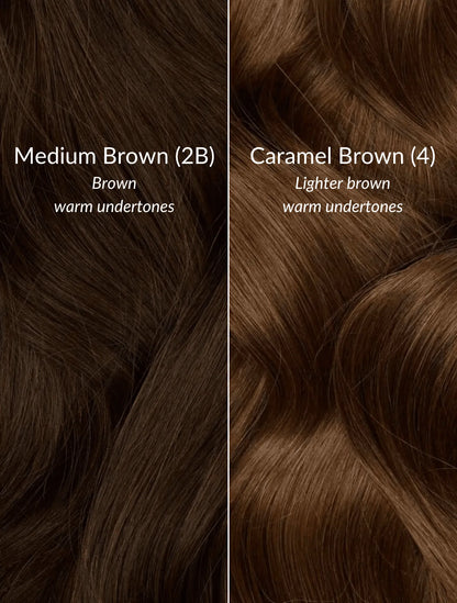 Medium Brown (2B) Seamless Clip-Ins