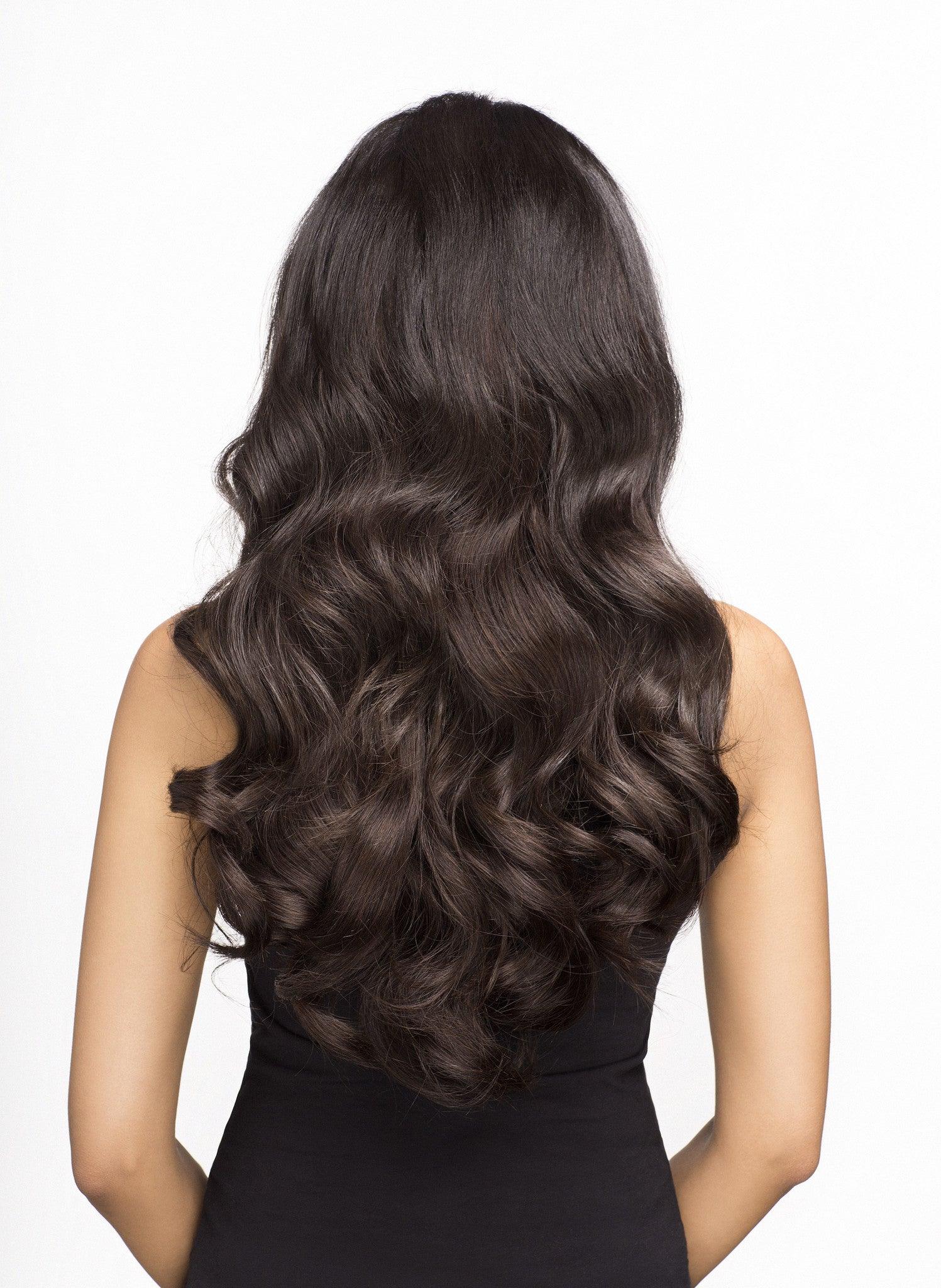 Espresso (2) 20" Single Weft - Clip-Ins