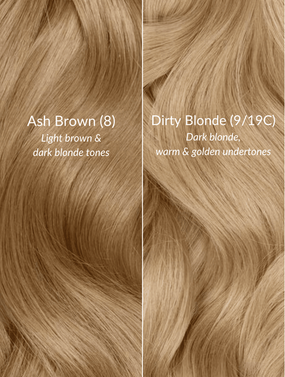 Ash Brown (8) Thinning Hair Fill-Ins - BOMBAY HAIR 