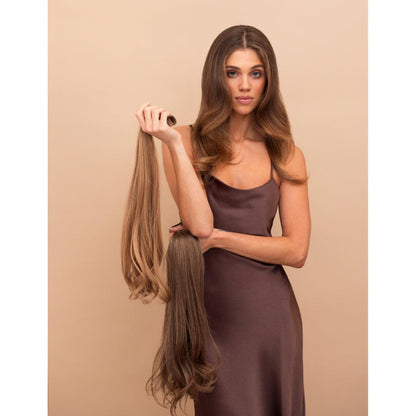 Ash Brown (8) 20" 220g - BOMBAY HAIR 