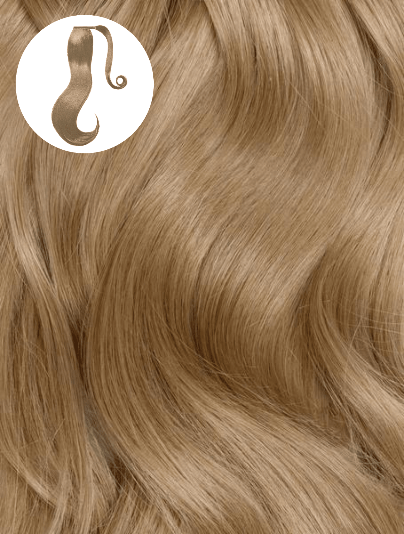 Ash Brown (8) Ponytail - BOMBAY HAIR 