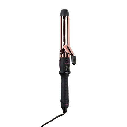 32mm Rose Gold Curling Iron (with clamp) (OPEN BOX) - BOMBAY HAIR 