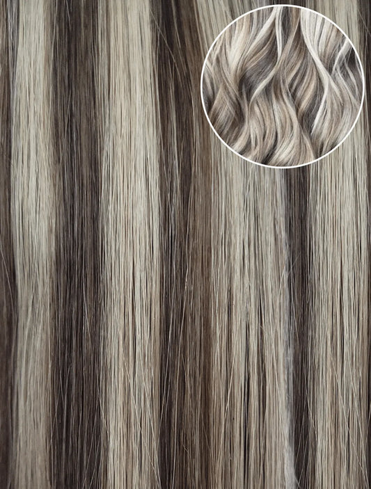 Brown/Blonde Highlights (P5/16) 20" Keratin Tip