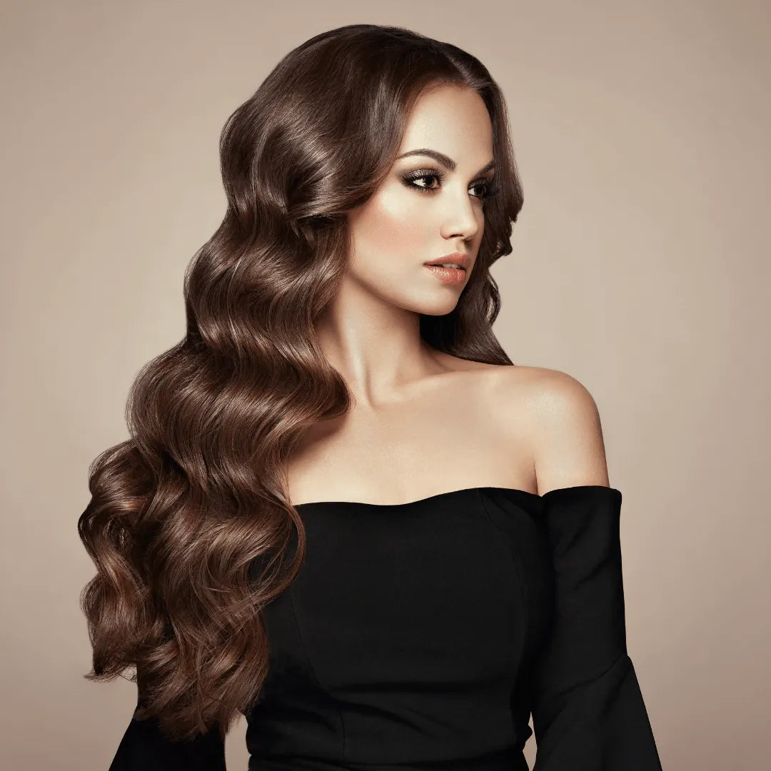 Caramel Brown (4) 22" 220g - Clip-Ins