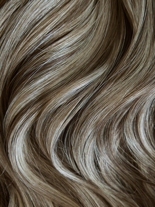 Brown/Blonde Highlights (P5/16) 20" Keratin Tip