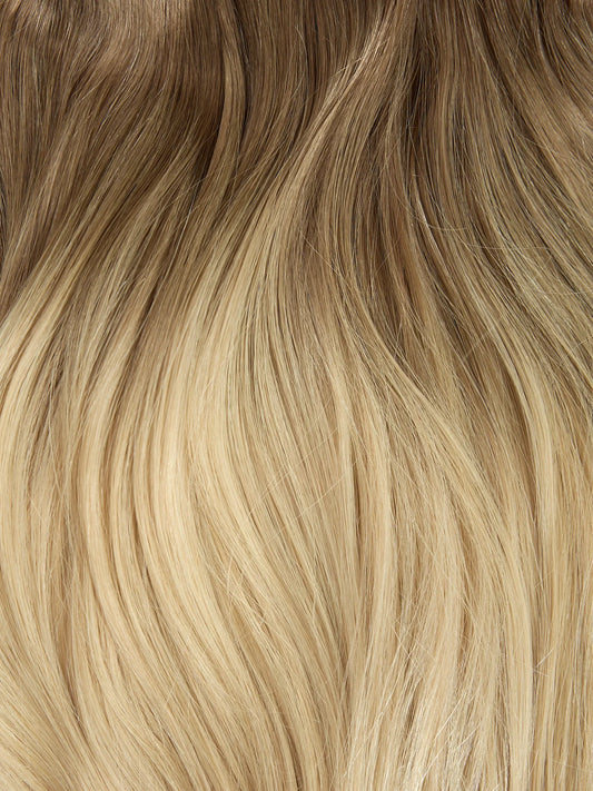 Ombre - Cool Brown to Dirty Blonde (T6/20) 20" 220g - Clip-Ins